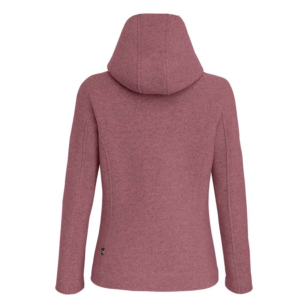 Salewa Sarner 2L Wool Pink Women Hooded Jacket