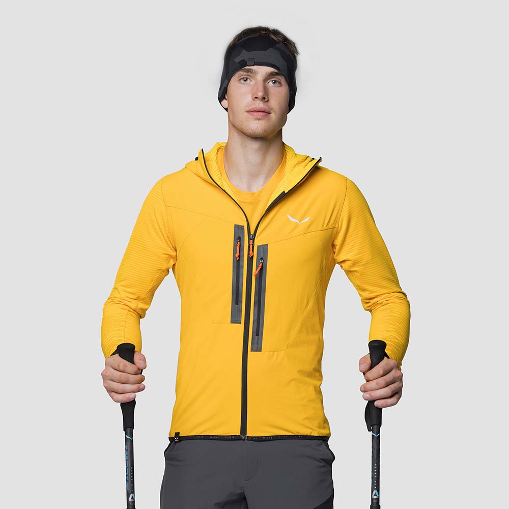 Salewa Rolle Polarlite Responsive Yellow/Gold Men Jacket