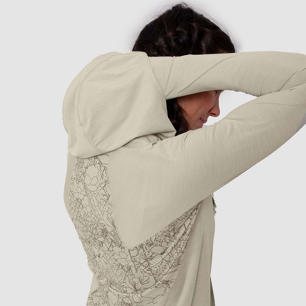 Salewa Puez Melange Dry Beige Women Hoodies