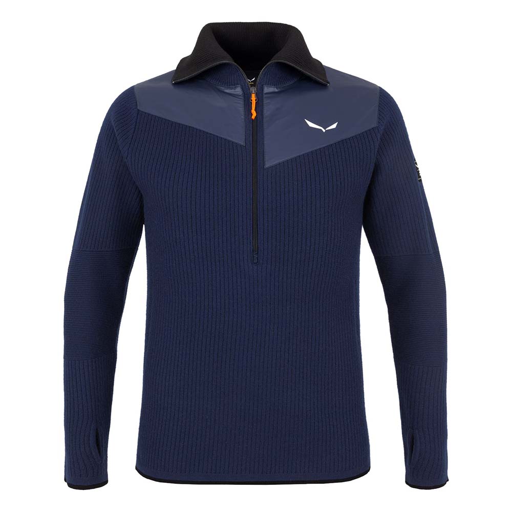 Salewa Sella Alpine Merino Navy Blue Men Pullover