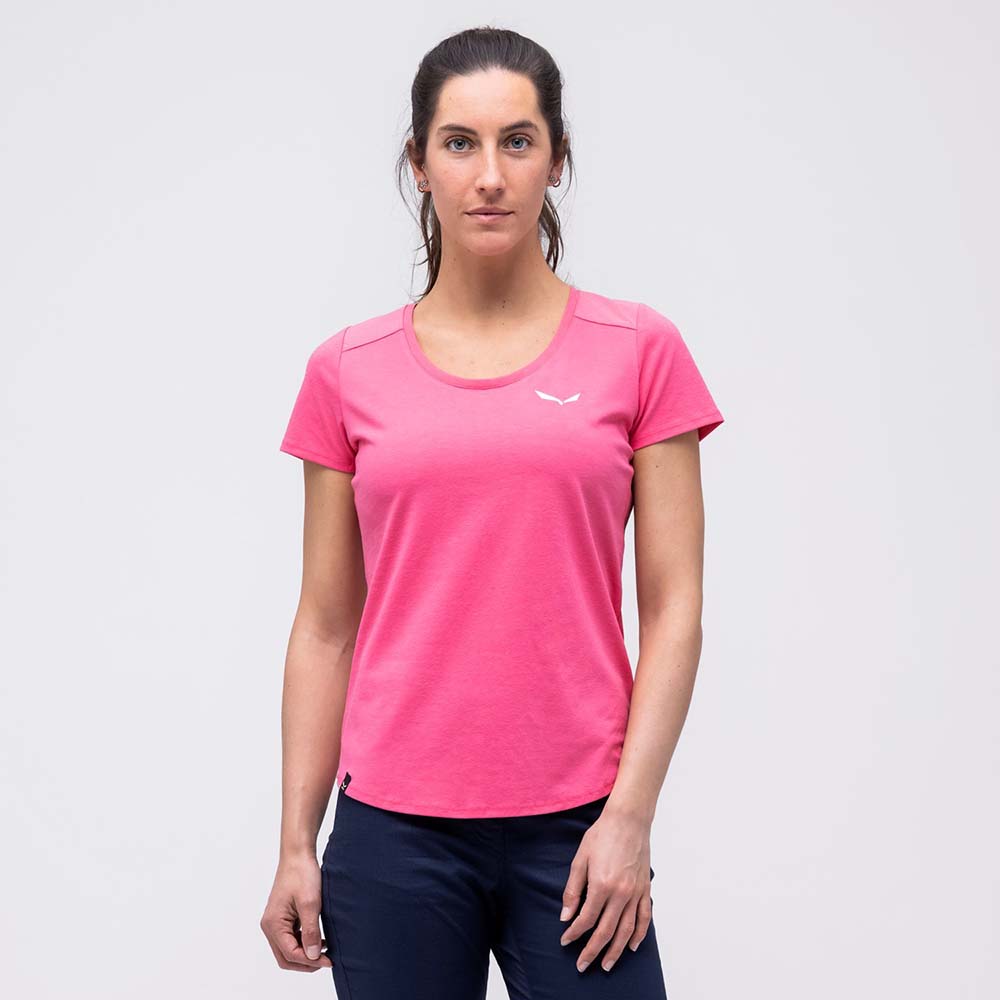 Salewa Alpine Hemp Graphic Violet/Rose Women T-Shirts