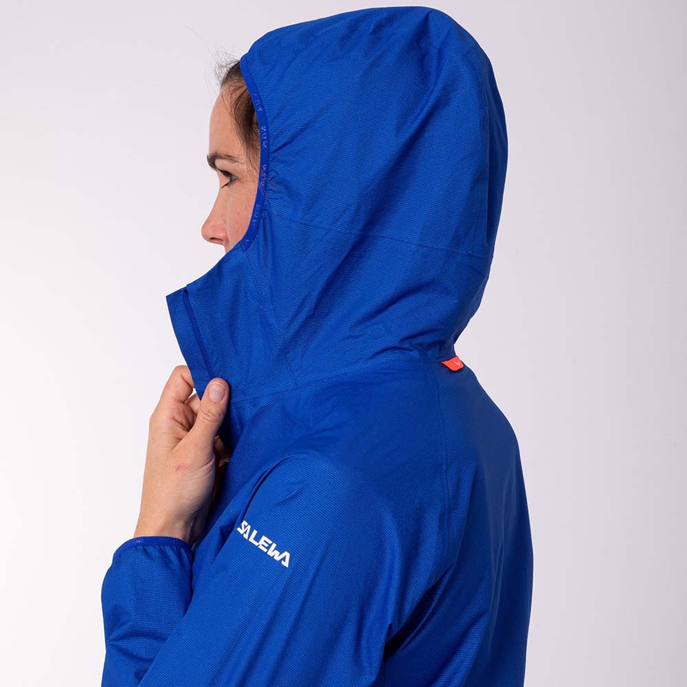 Salewa Puez Light Powertex Hardshell Blue Women Jacket