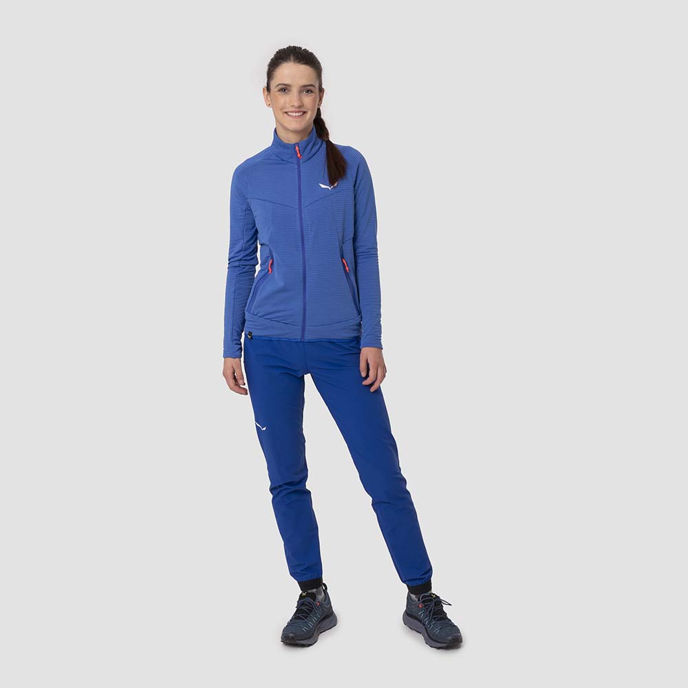 Salewa Pedroc Polarlite Fleece Blue Women Tops