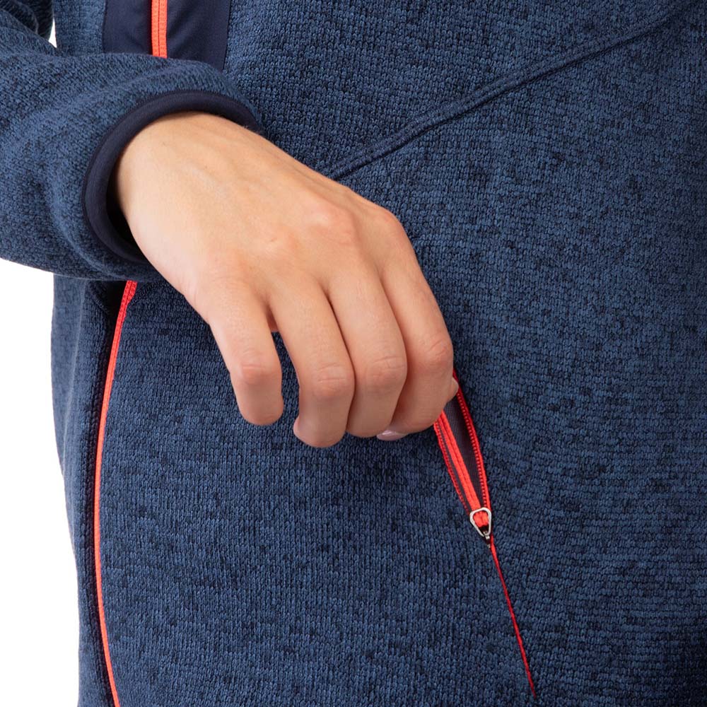 Salewa Rocca 2 Polarlite Fleece Navy Blue Women Tops