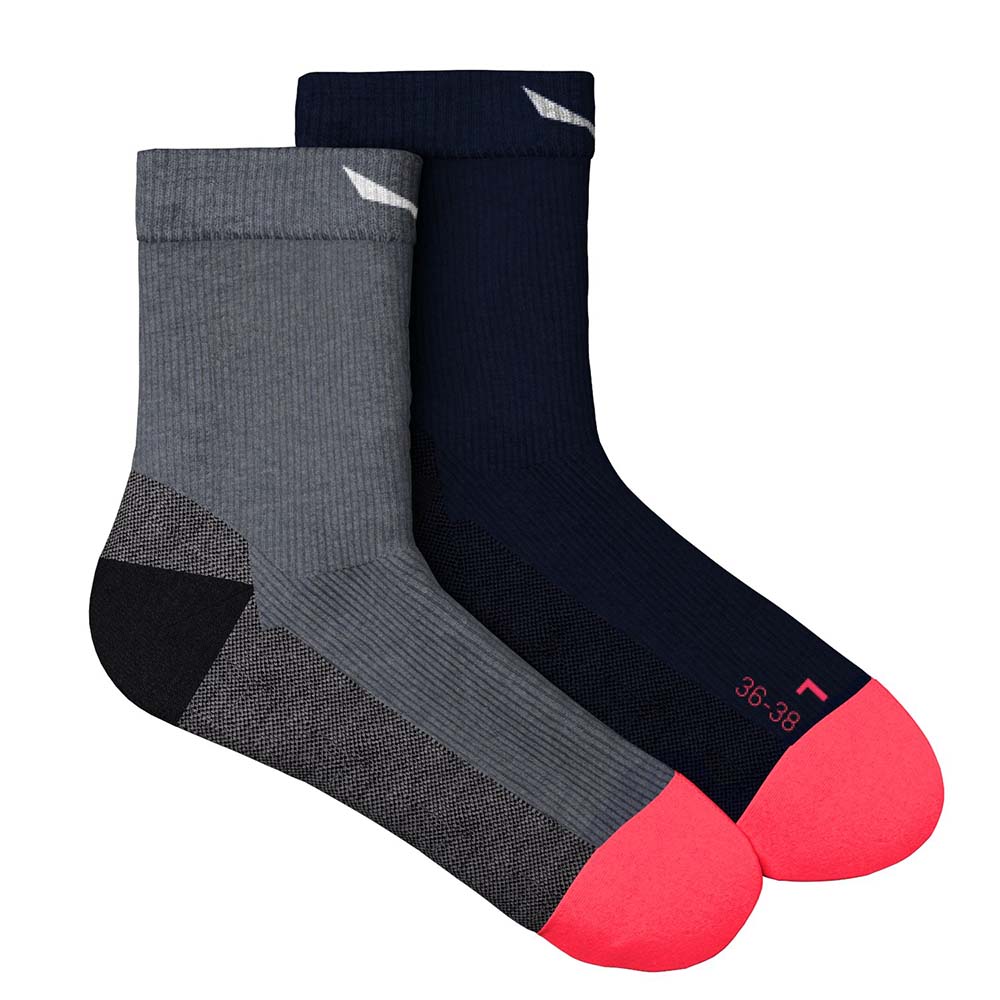 Salewa Mountain Trainer Merino Quarter Grey Women Socks