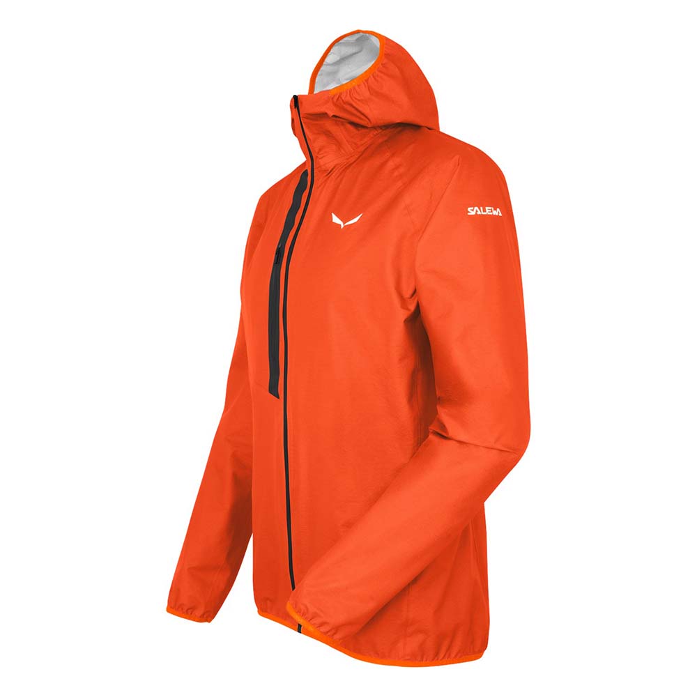 Salewa Puez Light Powertex Hardshell Red Orange Men Jacket