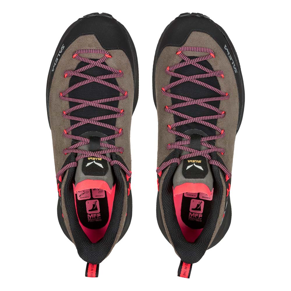 Salewa Dropline Leather Brown/Black Women Hiking Shoes