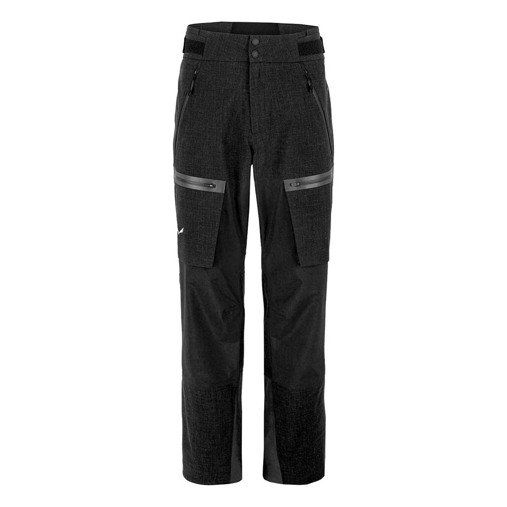 Salewa Sella 3 Layers Powertex Responsive Hardshell Black Men Pants