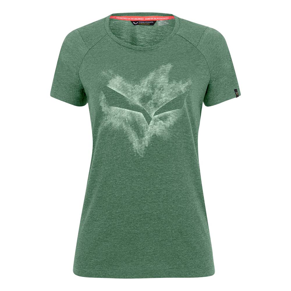 Salewa Pure Chalk Dryton Green Women T-Shirts