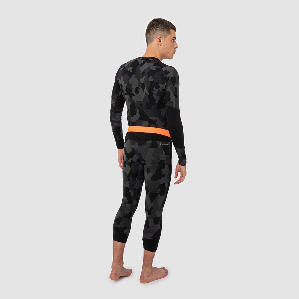 Salewa Cristallo Warm Alpine Merino Responsive Long Sleeve Black Men Baselayer