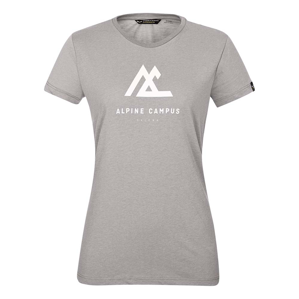 Salewa Frames Dry Short Sleeve Grey Women T-Shirts