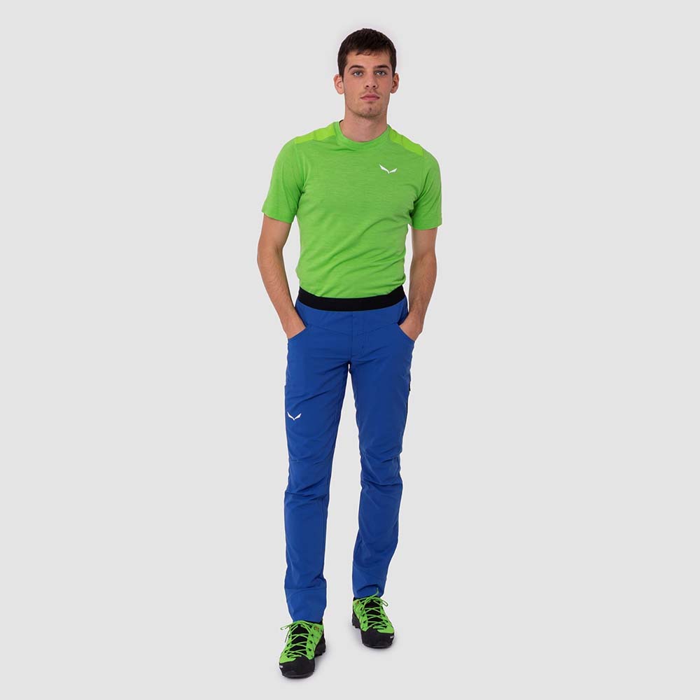 Salewa Agner Light Durastretch Blue Men Pants