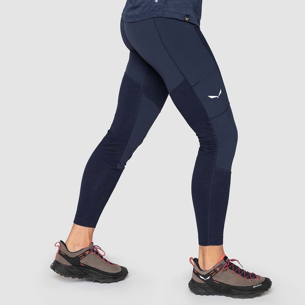 Salewa Alpine Hemp Navy Blue Women Tights