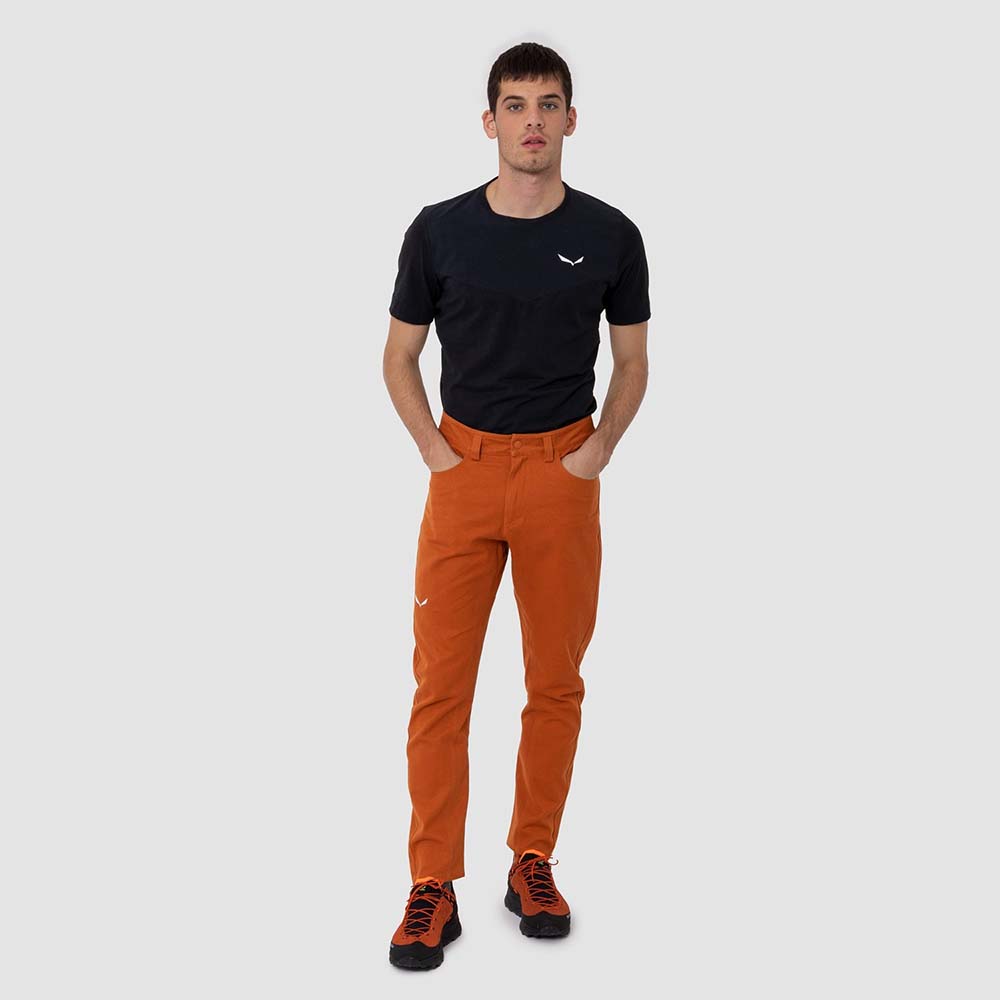 Salewa Fanes Hemp Orange Men Pants