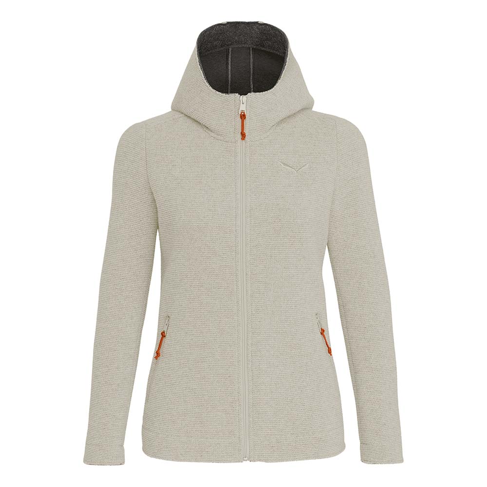 Salewa Sarner 2L Wool Beige Women Hooded Jacket