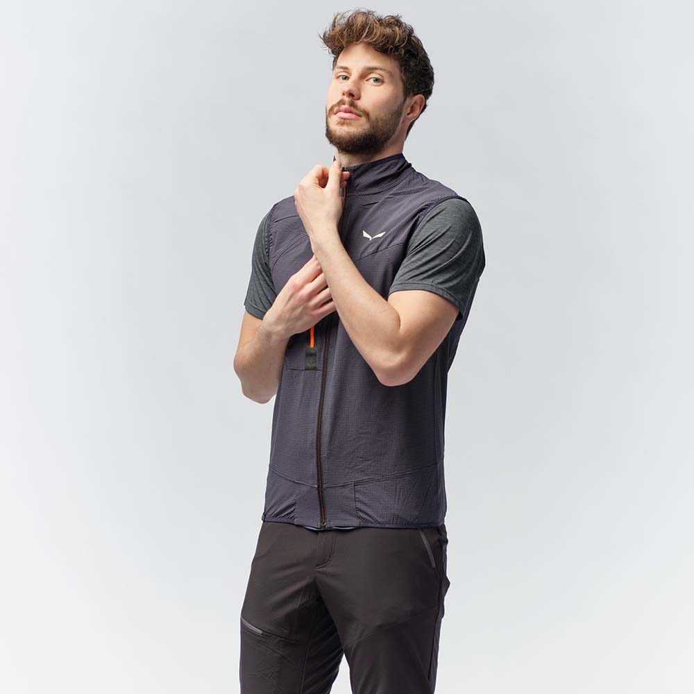 Salewa Sorapis Durastretch Navy Blue Men Vests
