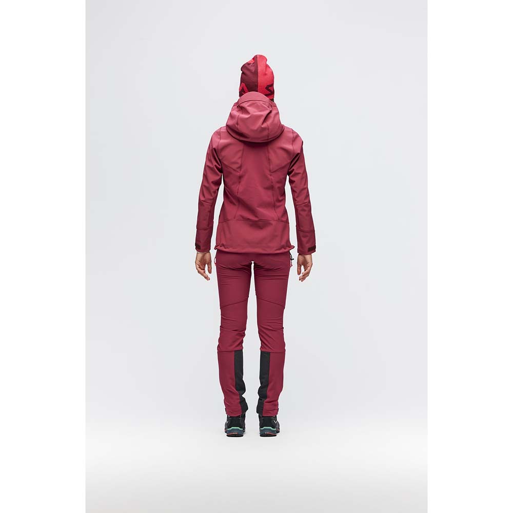 Salewa Comici Stormwall/Durastretch Softshell Violet/Red Women Jacket