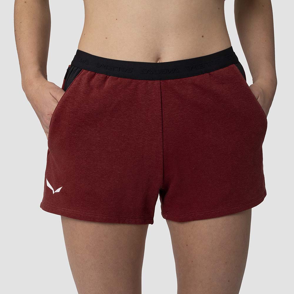 Salewa Lavaredo Hemp Train Red Women Shorts
