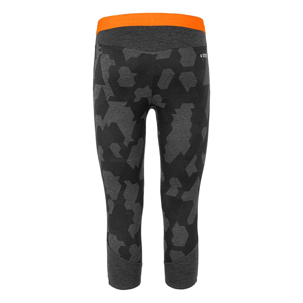 Salewa Boe Merino 3/4 Black Men Tights