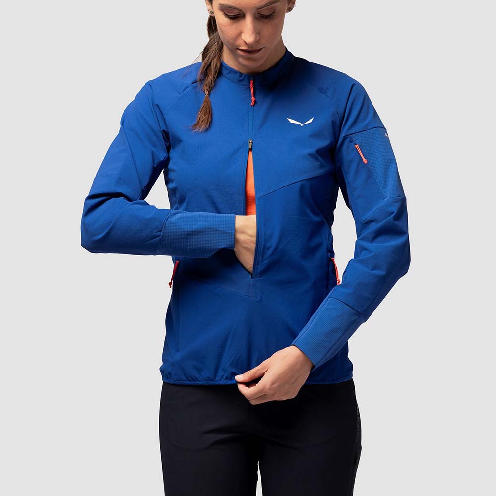 Salewa Agner Durastretch Blue Women Anorak