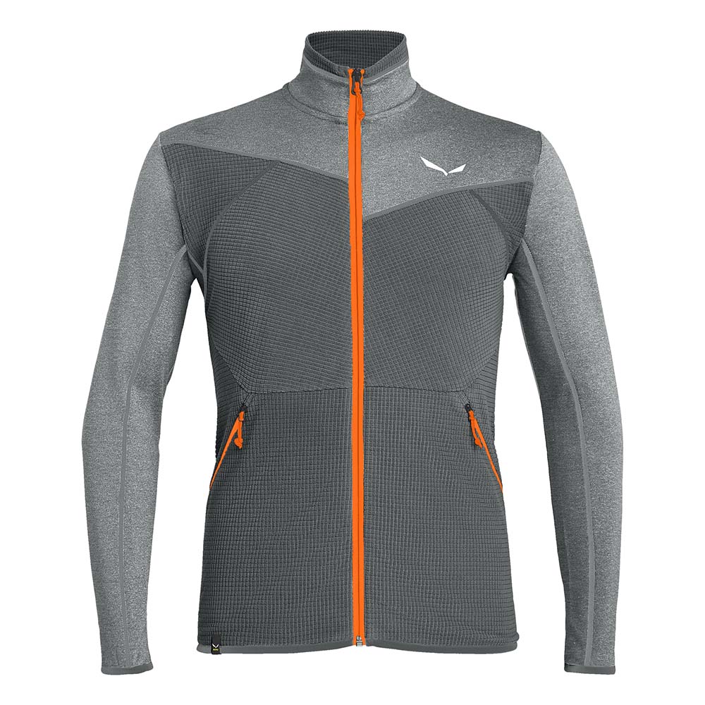 Salewa Puez Hybrid Polarlite Fleece Grey Men Tops