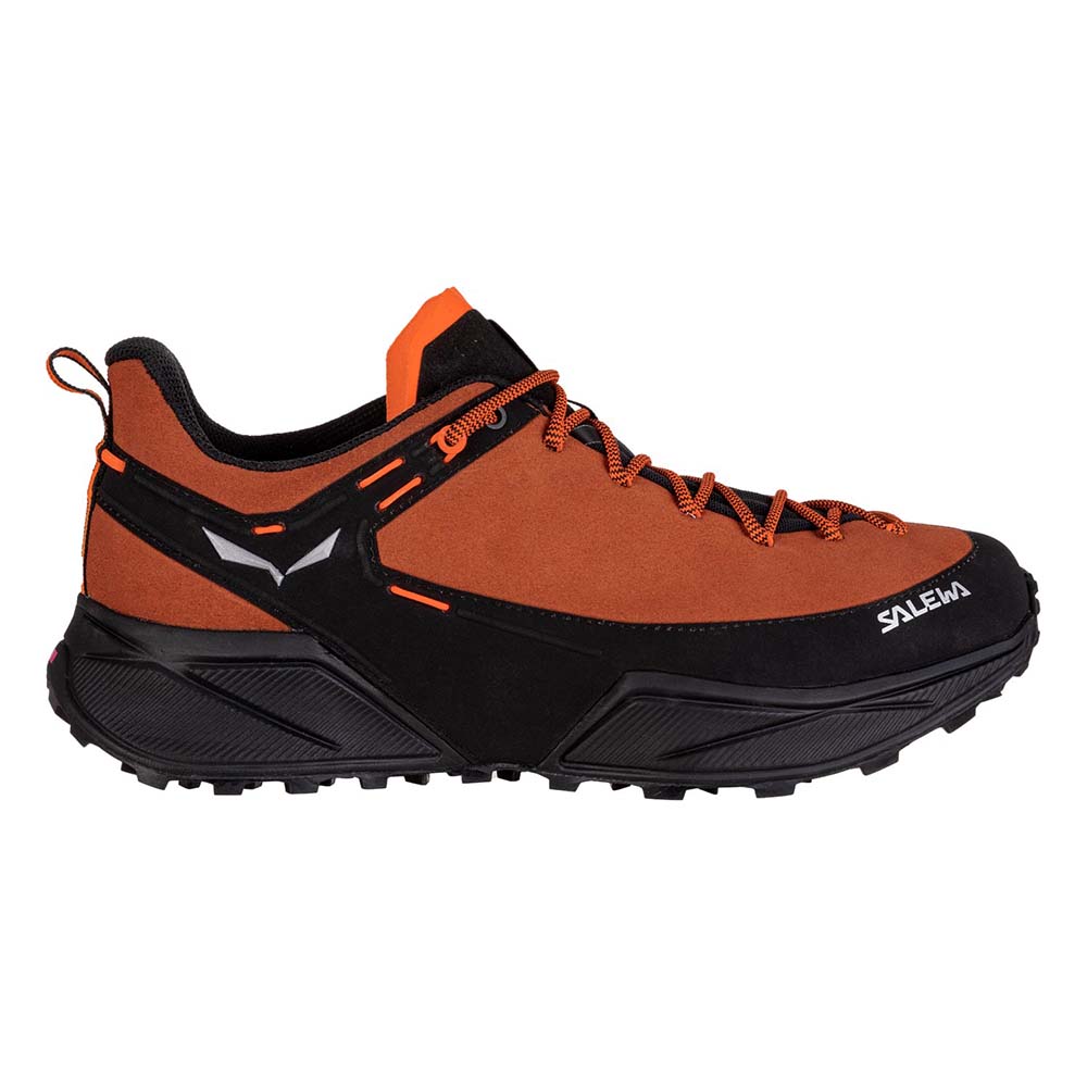 Salewa Dropline Leather Orange/Black Men Shoes