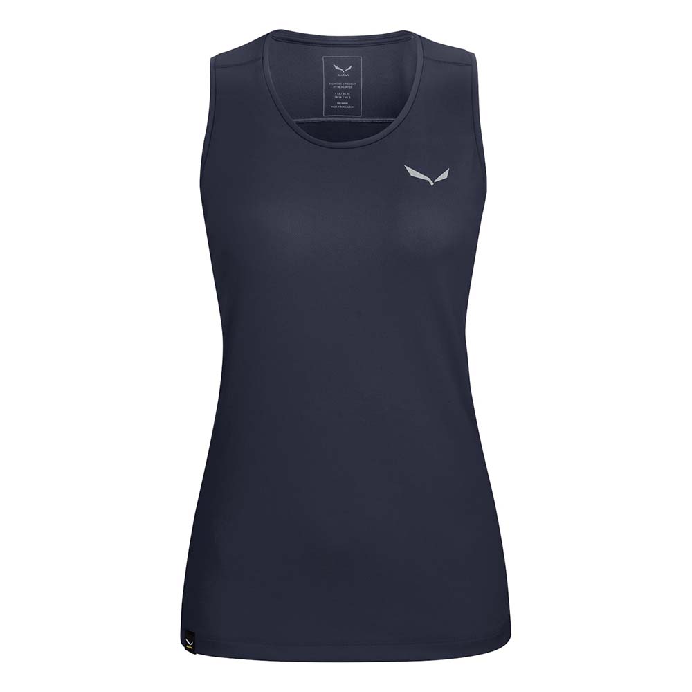 Salewa Sporty Dry Navy Blue Women Tank Top