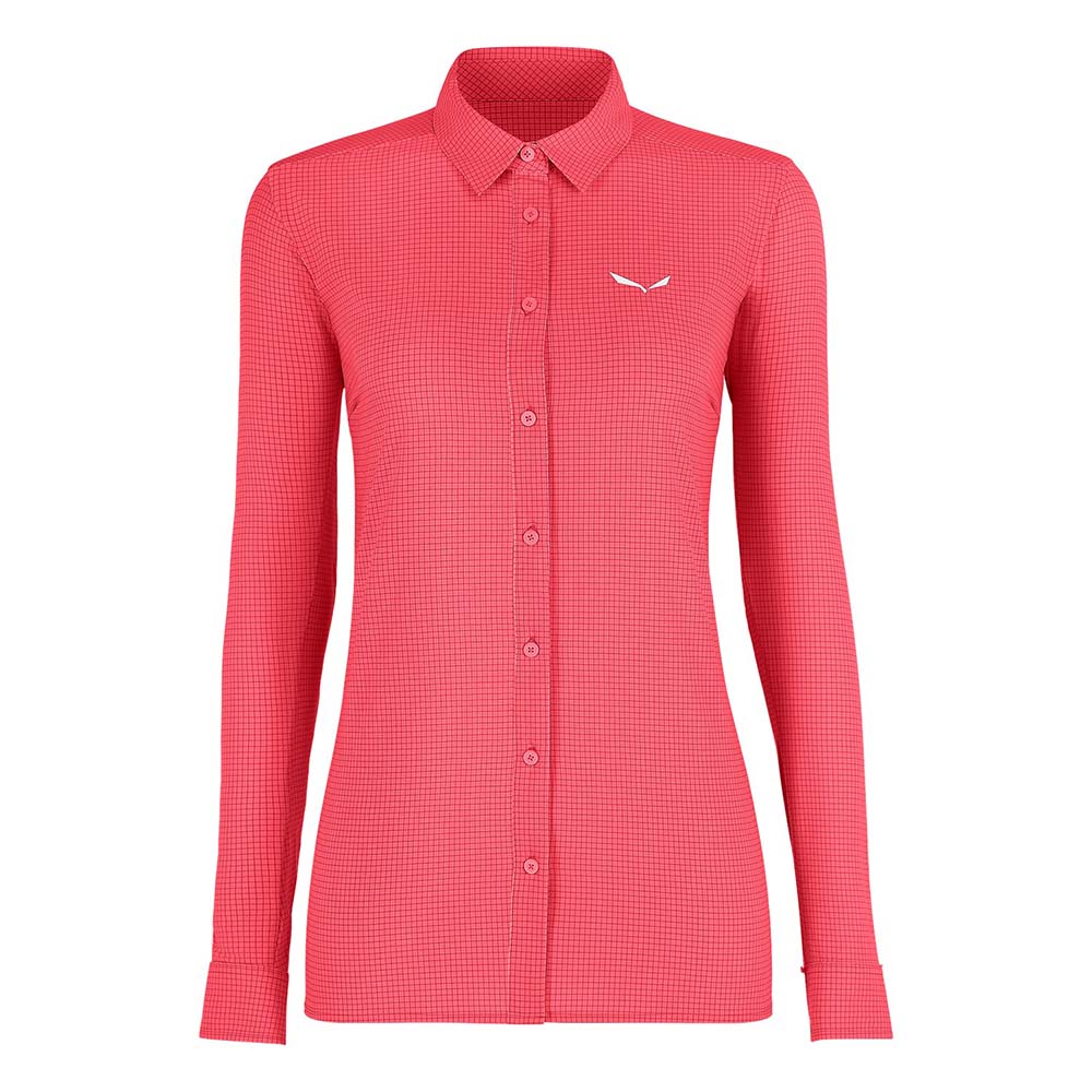 Salewa Puez Minicheck 2 Dry Pink Women Shirts