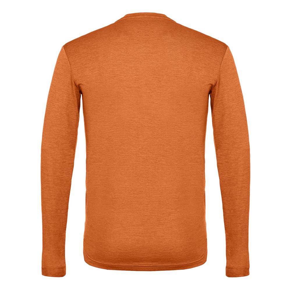 Salewa Puez Melange Dry Long Sleeve Orange Men T-Shirts