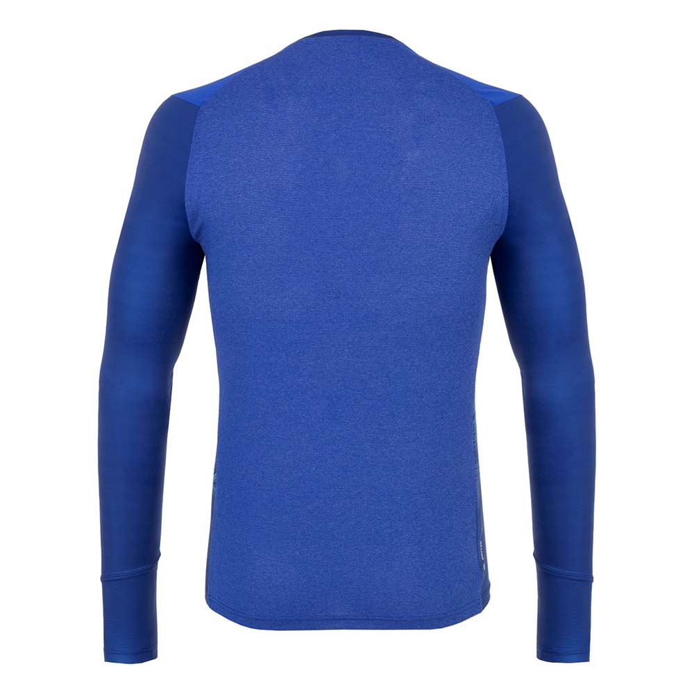 Salewa Seceda Dry Long Sleeve Blue Men T-Shirts