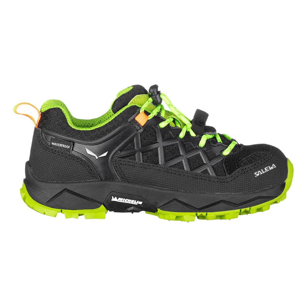 Salewa Wildfire Waterproof Black/Cactus Kids Shoes
