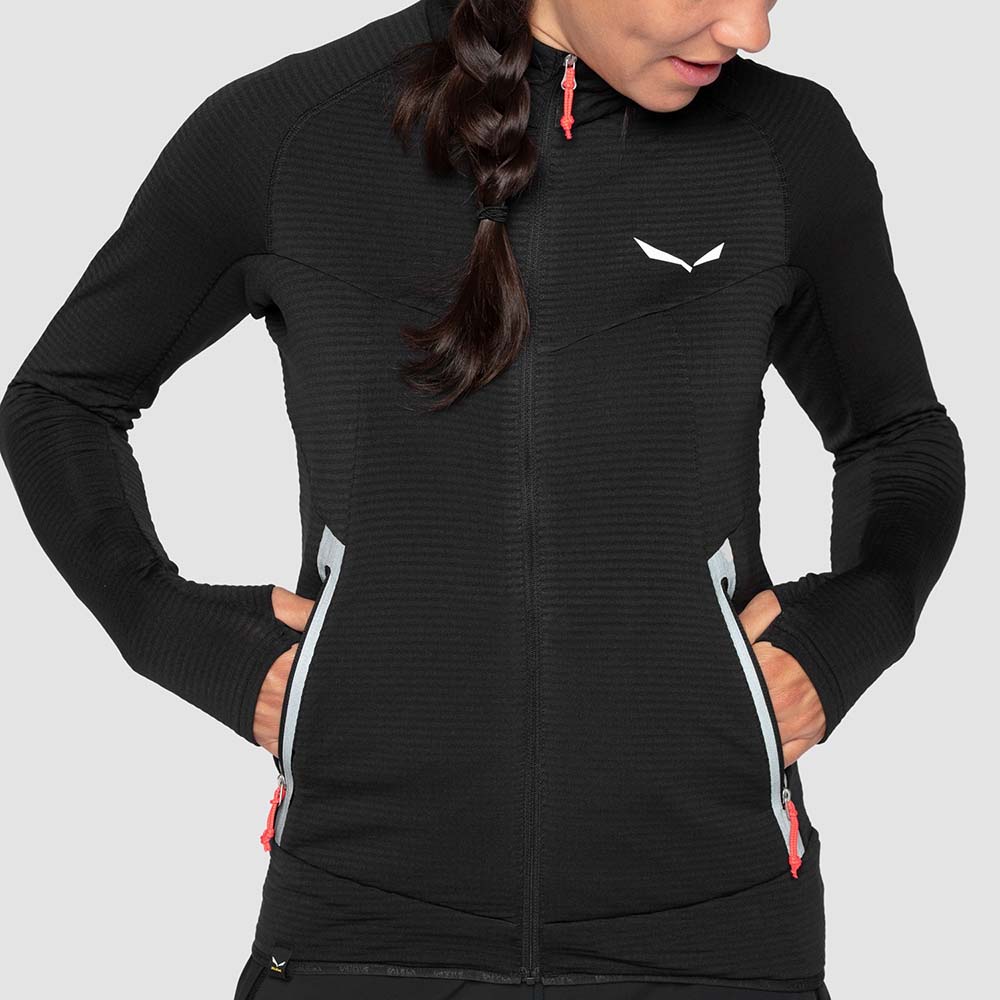 Salewa Pedroc Polarlite Fleece Black Women Tops