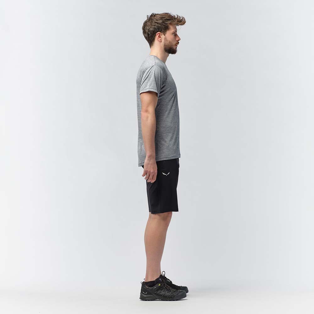 Salewa Puez Melange Dry Grey Men T-Shirts