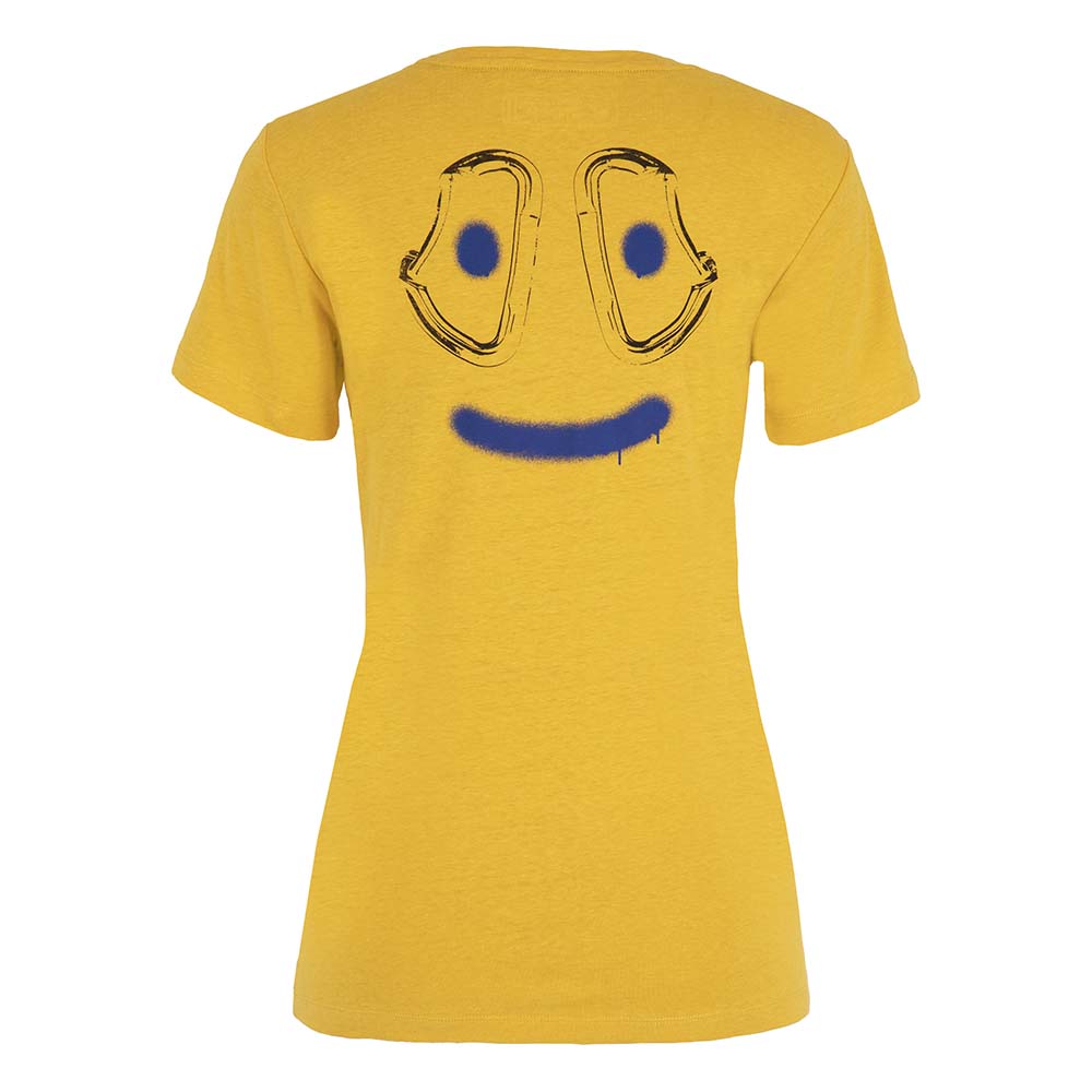 Salewa Lavaredo Hemp Print Yellow/Gold Women T-Shirts