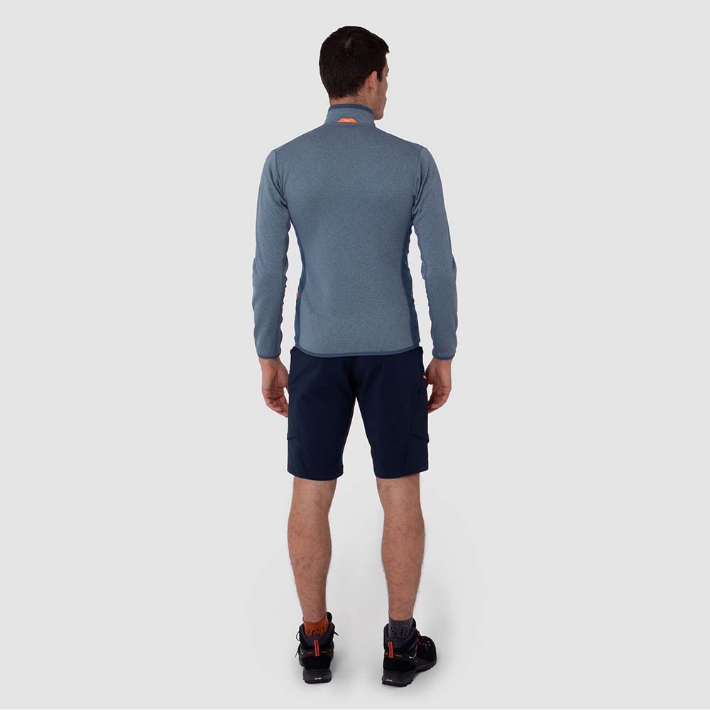 Salewa Puez Hybrid Polarlite Fleece Dark Blue Men Tops