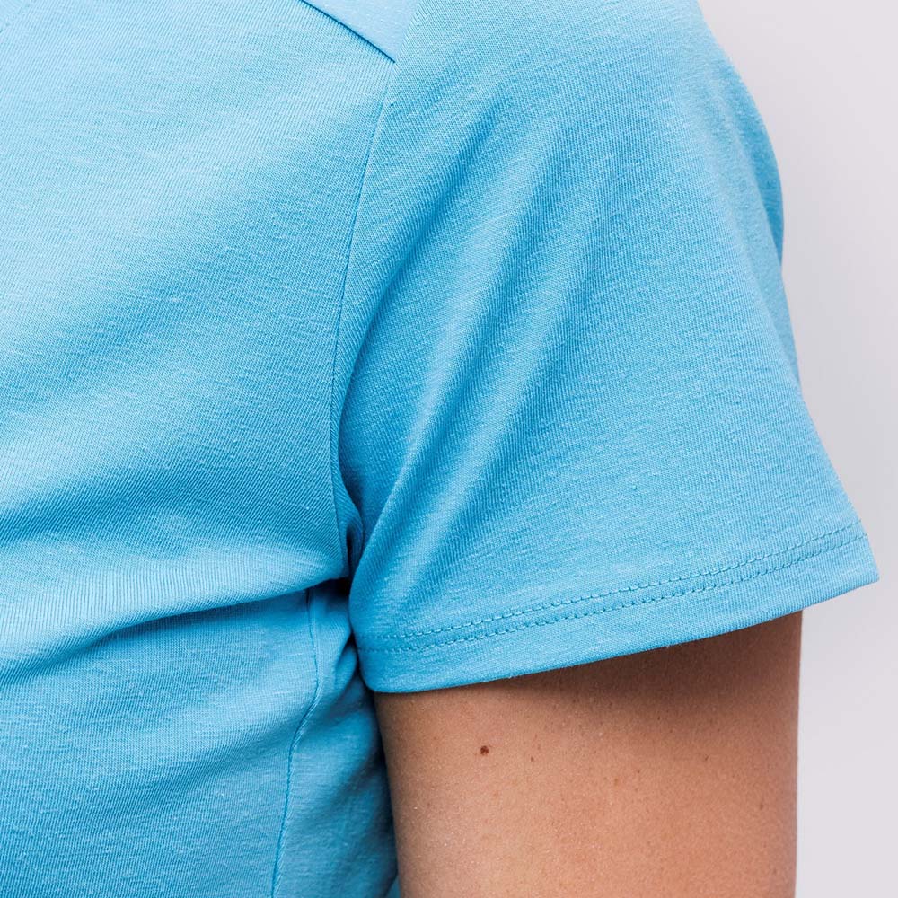 Salewa Alpine Hemp Graphic Blue Women T-Shirts