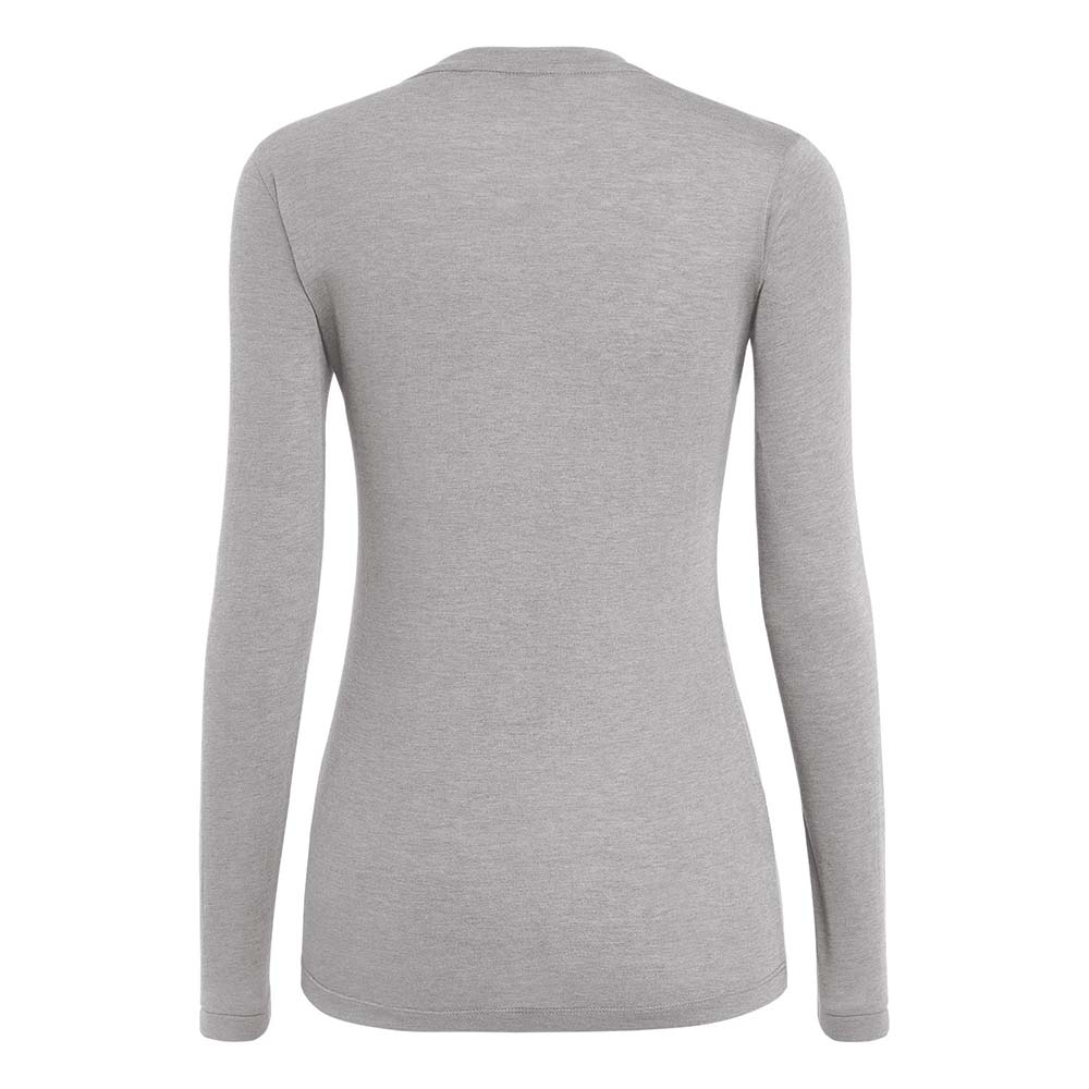 Salewa Solidlogo Dry Long Sleeve Grey Women T-Shirts