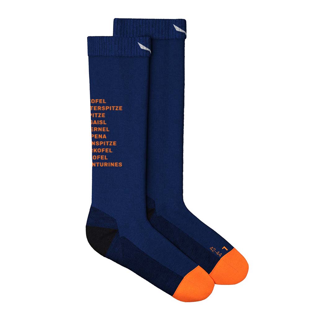 Salewa Ortles Dolomites Merino Crew Blue Men Socks