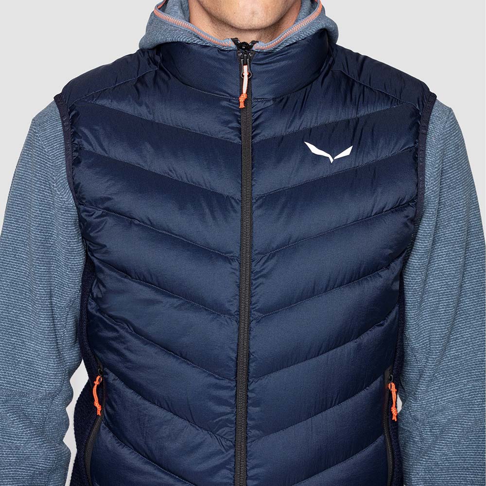 Salewa Fanes Sarner Down Hybrid Navy Blue Men Vests