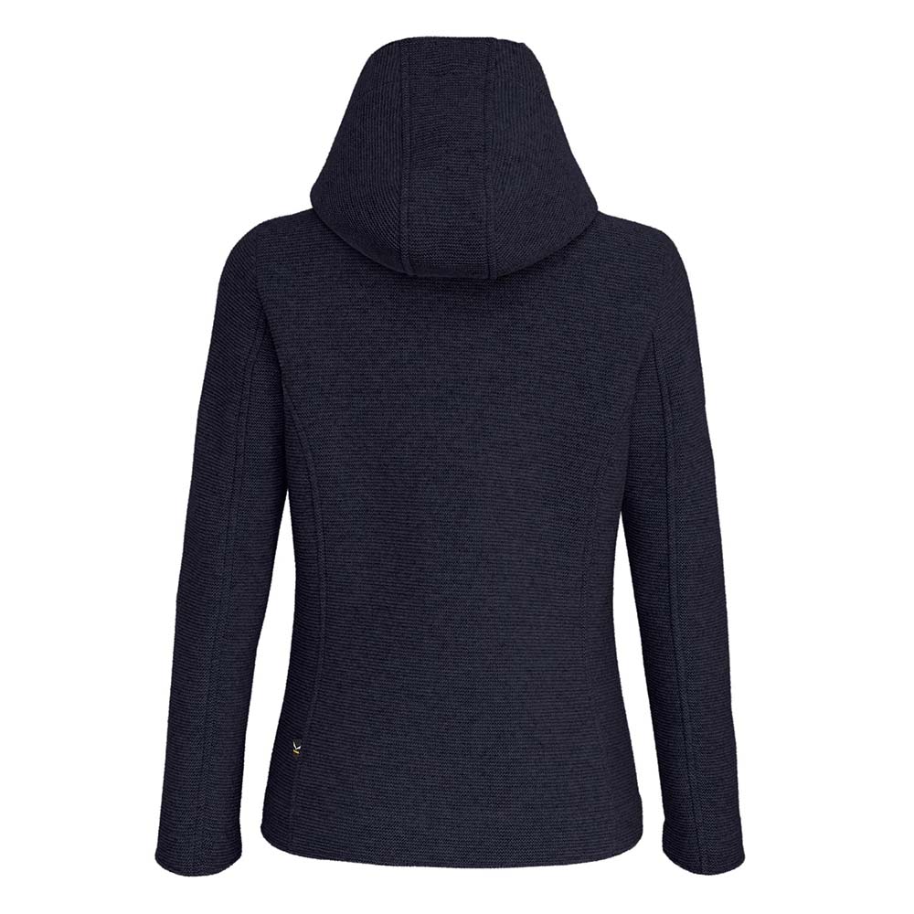 Salewa Sarner 2L Wool Navy Blue Women Hooded Jacket