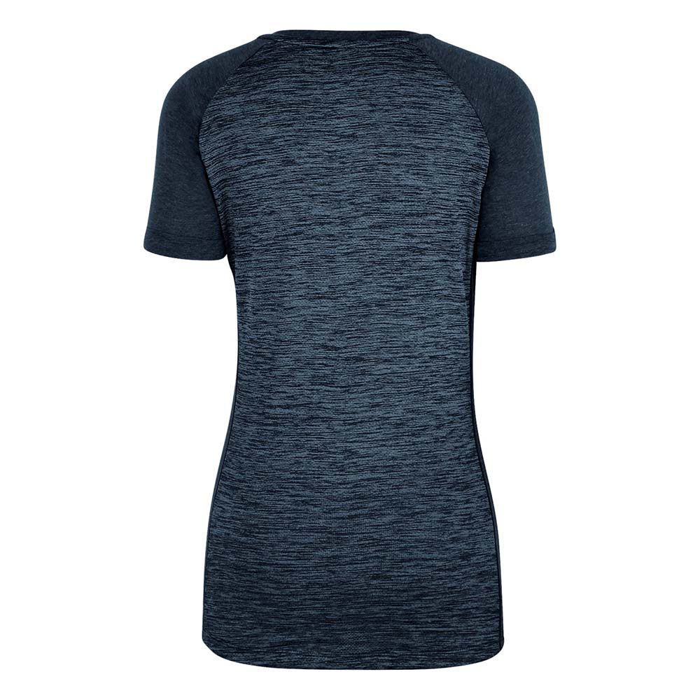 Salewa Puez Melange Dry V-Neck Navy Blue Women T-Shirts