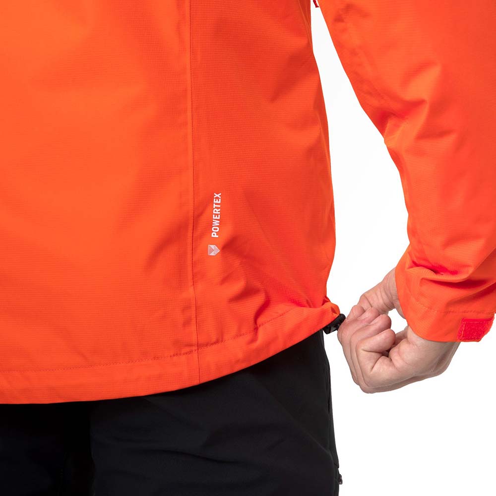 Salewa Puez Aqua Powertex Hardshell Red Orange Men Jacket