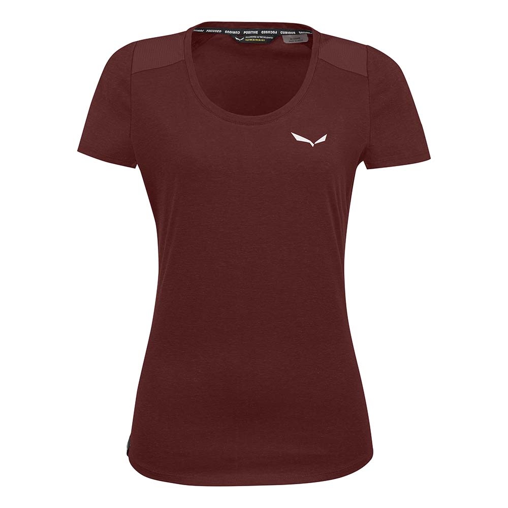 Salewa Alpine Hemp Graphic Red Women T-Shirts