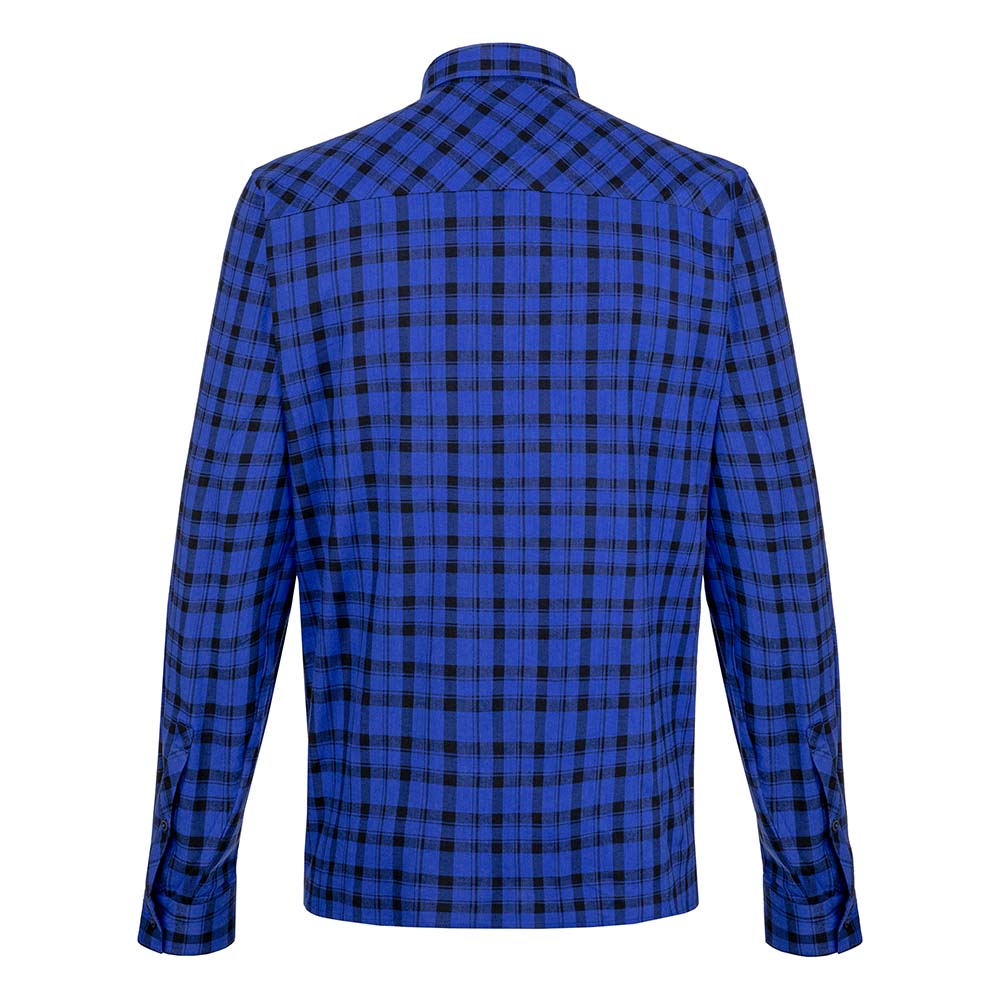 Salewa Fanes Flannel 5 Polarlite Blue/Black Men Shirts