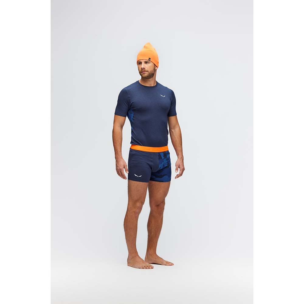 Salewa Cristallo Warm Alpine Merino Responsive Navy Blue Men Boxer