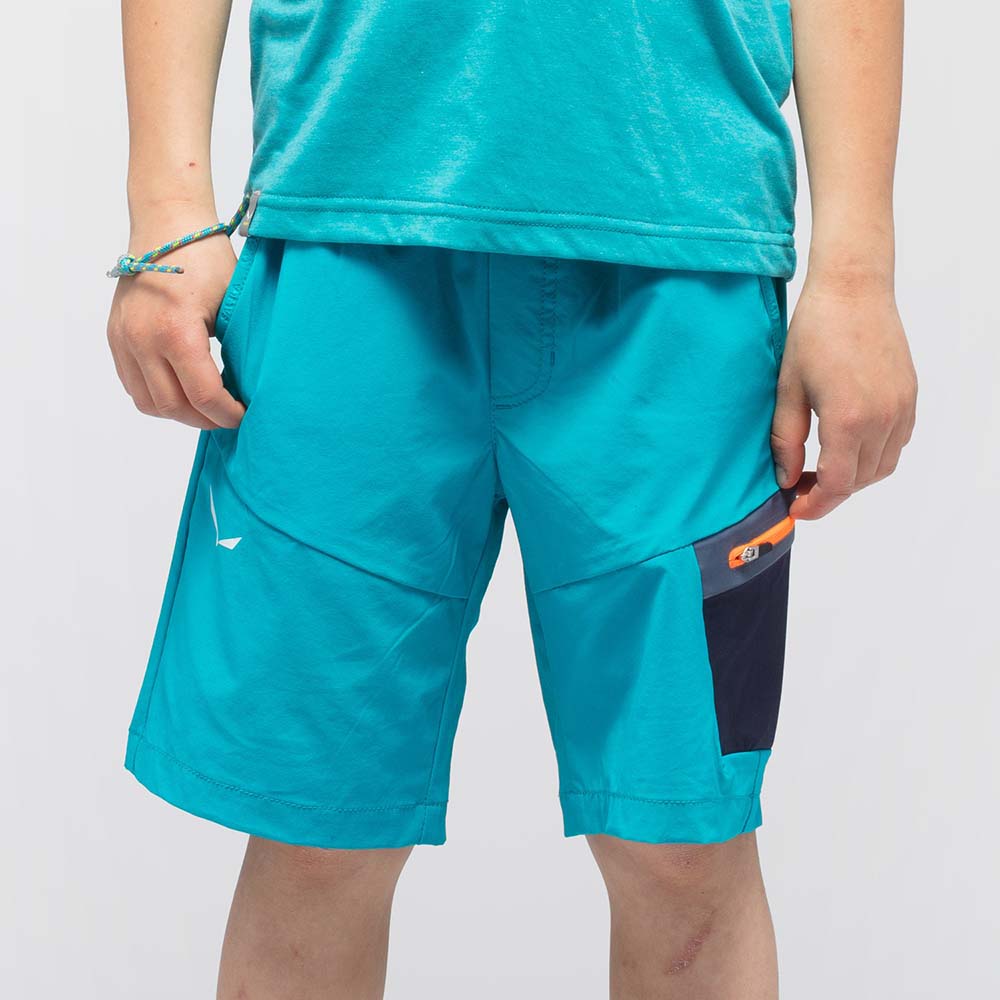 Salewa Agner Durastretch Blue Boys Shorts
