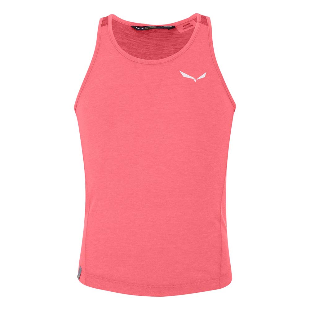 Salewa Agner Hybrid Pink Girls Tank Top
