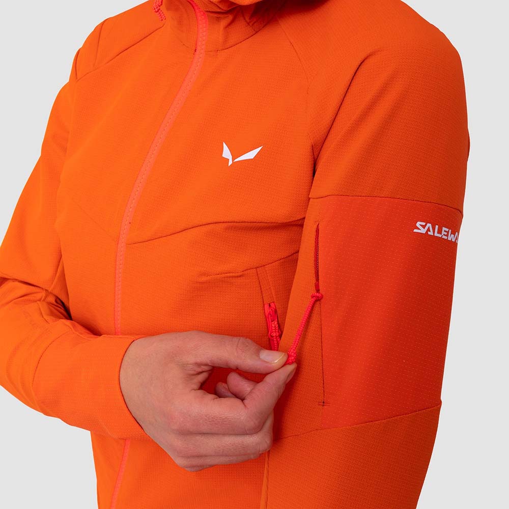 Salewa Agner Durastretch Red Orange Women Jacket