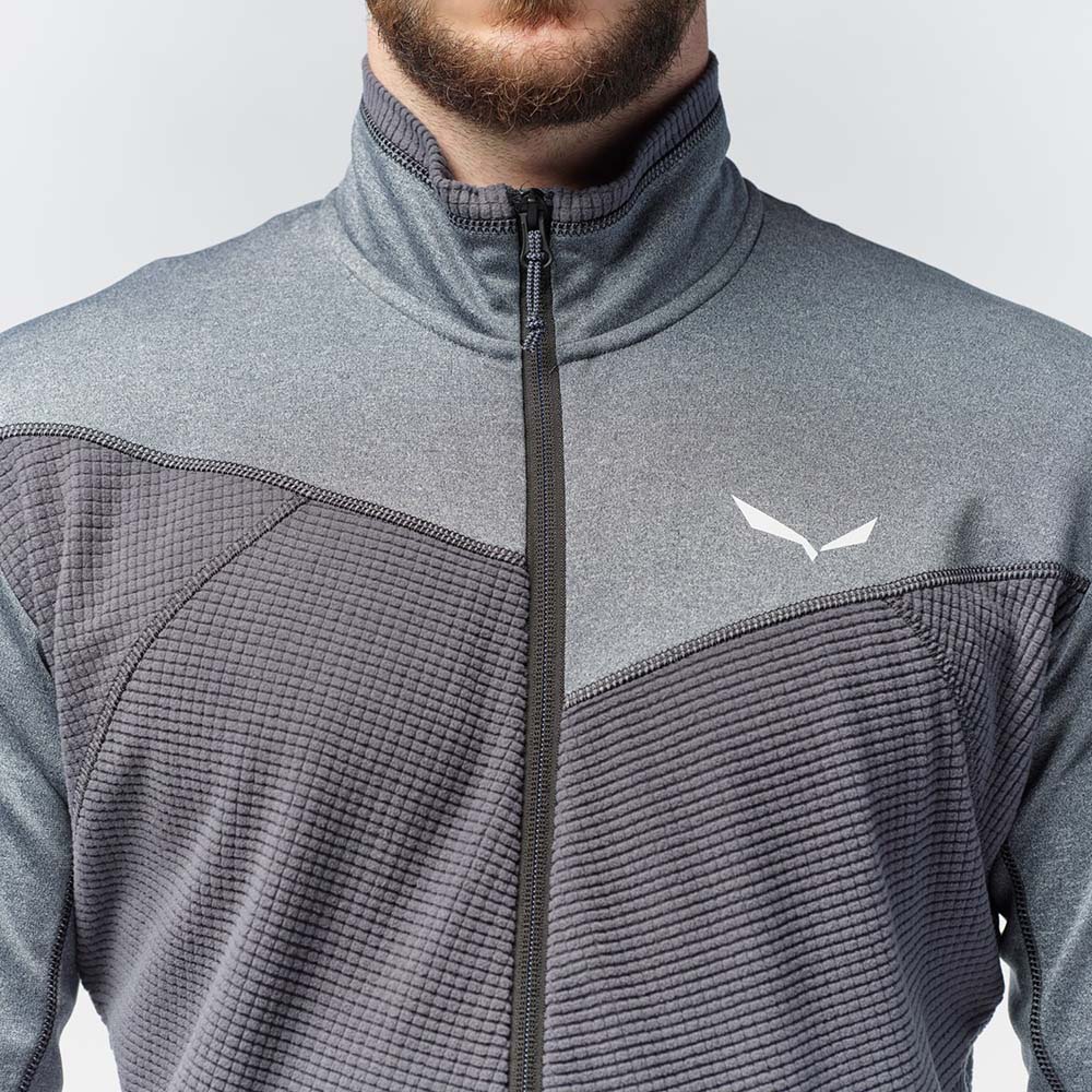 Salewa Puez Hybrid Polarlite Fleece Ombre Blue Men Tops