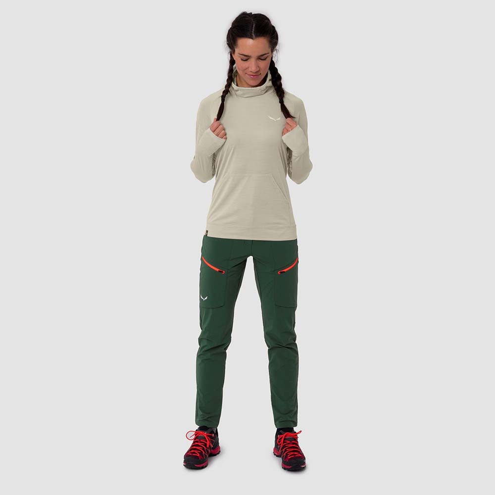 Salewa Puez Melange Dry Beige Women Hoodies